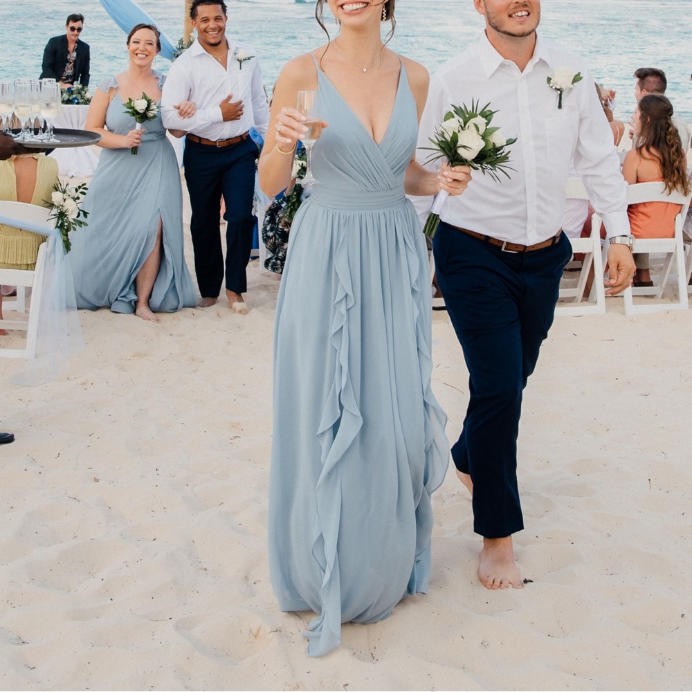 Blue Bridesmaid Dress